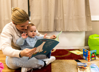 Share a book and listen to stories