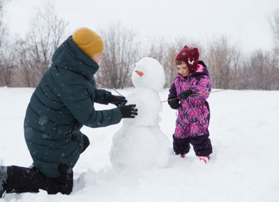 Make a snowman